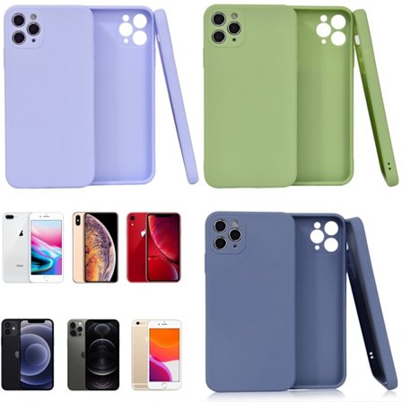Välj TPU skal Iphone 12/11/XS/X/XR/8/7/6 +/Pro/Max/Mini fodral -