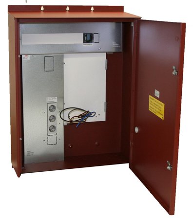 Garo GUM 1-25 Mittarikaapit julkisivu, 25 A Punainen, Sähkön jakelu & virrantuotto