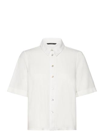 Vmmymilo 2/4 Shirt Wvn Ga Vero Moda White