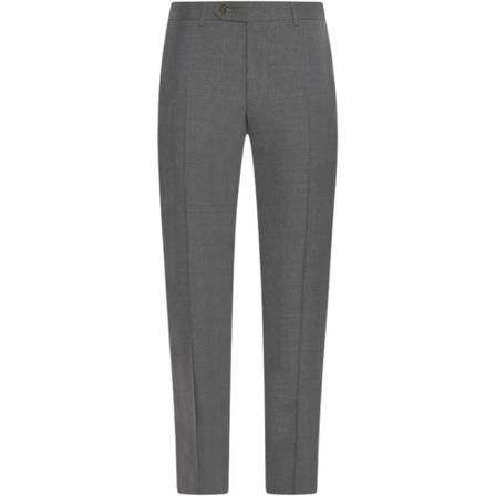 Canali Pants uni , Grijs , Heren , Maat: M