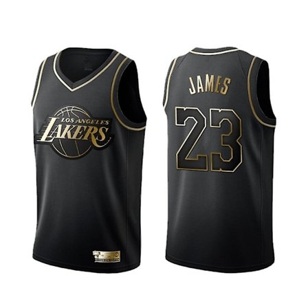 NBA Lakers LeBron James broderad baskettröja