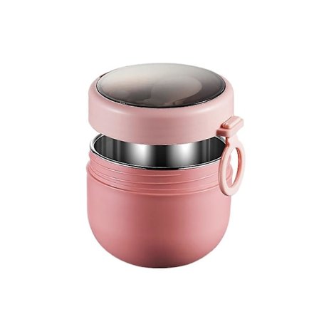 Havregrødsbeholdere med låg og skeer, bærbare yoghurtglas lækagesikre store dessertkopper til yoghurt morgenmad - Yvan HKI