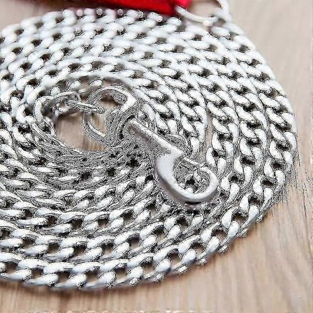 Anti-bid Hundetrækkæde i jern med skum Anti-skæring til Små, Mellemstore & Store Hunde VTL