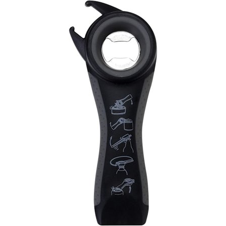 5-i-1 glassåpner, lokkvridende glassflaskeåpner Multi Kitchen