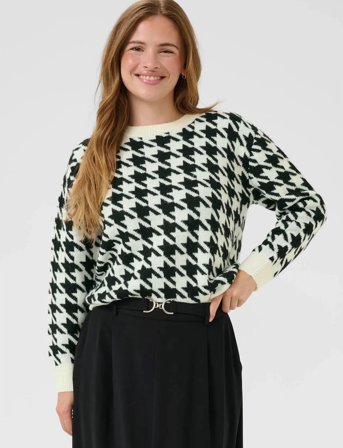 Kaffe Kacarol Knit Pullover - Black - XXL