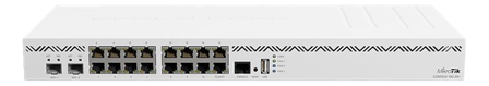 MikroTik Cloud Core Router CCR2004-16G-2S+ - ruter - rackmonterbar