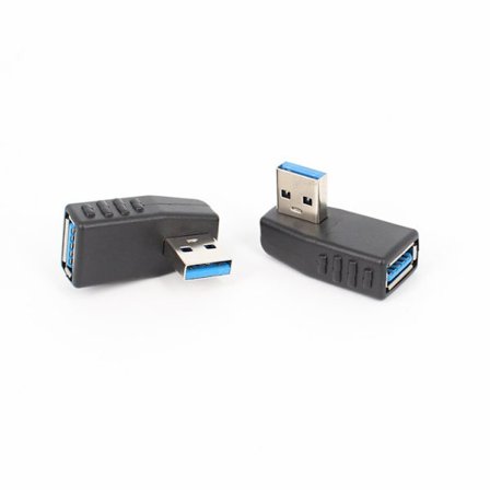 Adaptrar USB 3.0-adapter [2 stycken], USB 3.0-hörnadapter, inkl