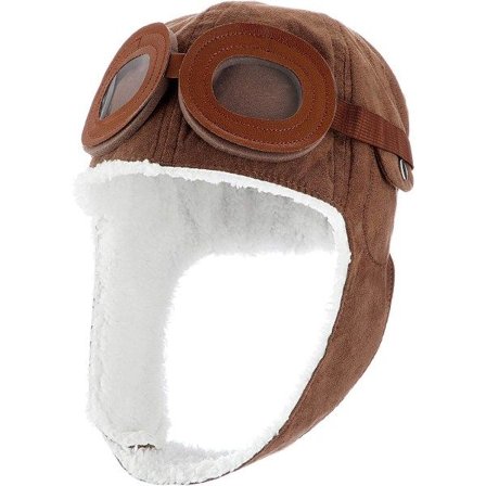 INIOR Fleece Ørevarmere Varm Vinterlue for Gutter, Oransje, Stor, Oransje, Stor