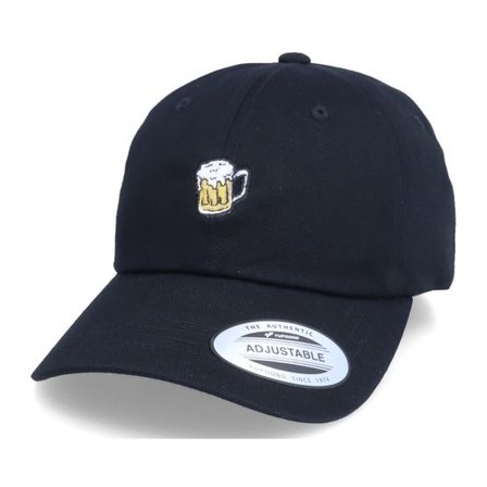 Abducted - Svart unconstructed Keps - Beer Tankard Black Dad Cap @ Hatstore