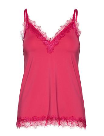 Strap Top T-shirts & Tops Sleeveless Rosa Rosemunde