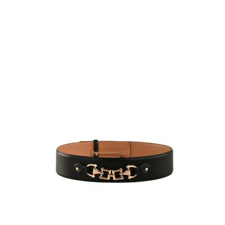 Elisabetta Franchi, Belts Zwart, Dames, Maat:L