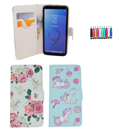 Samsung Galaxy S9 - PU nahkainen lompakkokotelo Rosa