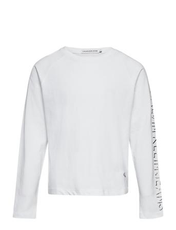 Shadow Logo Ls T-Shirt White Calvin Klein