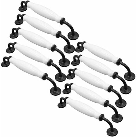 10 x Arch-kahvat Ovipainikkeet, Laatikonvedot ja nupit Kaapin kahvat Huonekalukahva (Porausväli 128mm) KLB