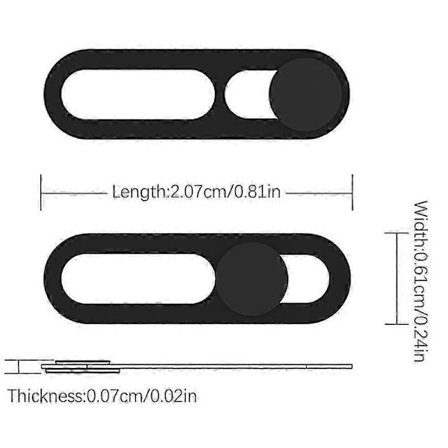 Etukameran suojus Puhelimen kameran turvatarrat tietokoneen puhelimen linssille