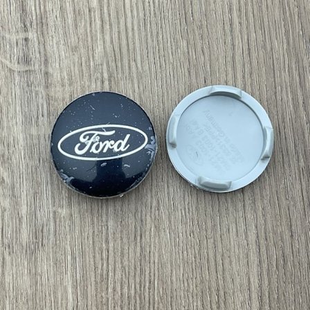 Sorte 54mm 4-pak centerkapsler Ford One Size