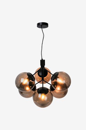 Nordlux - Loftlampe Ivona 6 - Sort - Loftpendler - Fra Homeroom