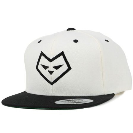 Iconic - Vit snapback Keps - Logo One White/Black Snapback @ Hatstore