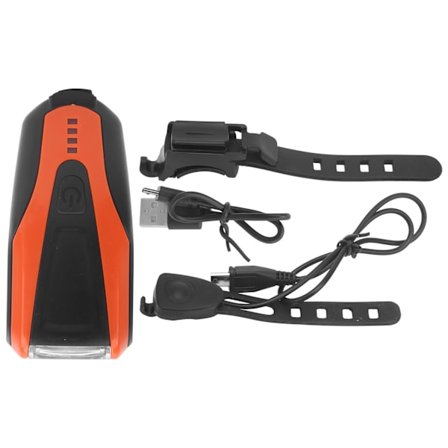 Sykkellys USB Oppladbart 120dB Horn Avtakbart Sykkel Frontlys for Sykling