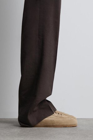 COS Femme Baskets Minimalistes En Cuir in Beige