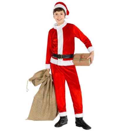 Tectake Maskeraddräkt Pojke Sankt Nikolaus Red 3-5y