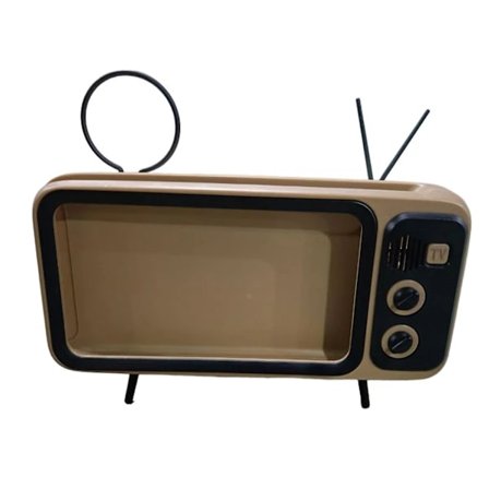{PL}Hiborth Bærbar Universell Retro TV Skrivebord Mobiltelefonholder Stativ Feste