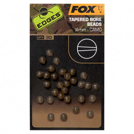 Fox Edges Camo Tapered Bore Bead 30pcs - 6mm