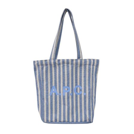 Letter Canvas Tote Damehåndvesker BLÅ