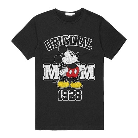 Disney Unisex Vuxen Original 1928 Mickey Mouse T-Shirt M Svart