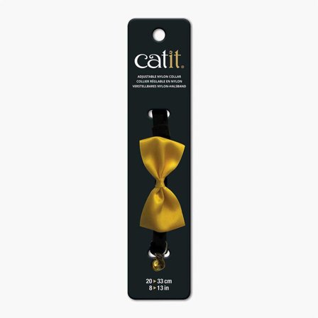 Catit Halsbånd med Sløyfe - Gull