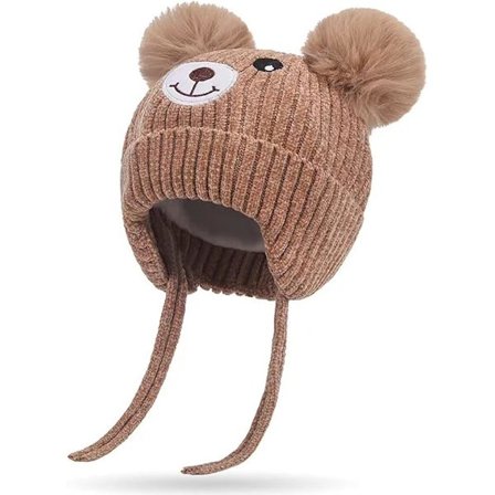 Vauvan Beanie-Pipo Neulepipo Syksy Talvi Söpö Pipo Pipo Korvilla