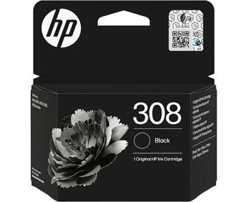 HP-308 Black-HP blekkpatron 308 svart-Printing ink, toner & paper-Blekkpatroner
