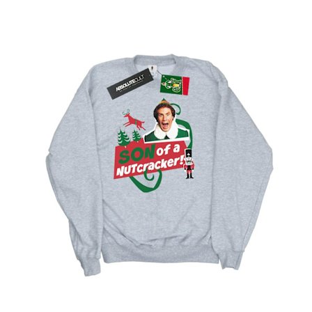 Elf Dam/Damer Son Of A Nutcracker Sweatshirt M Heather Grey