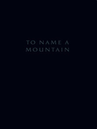 To name a mountain Alfonso Almendros