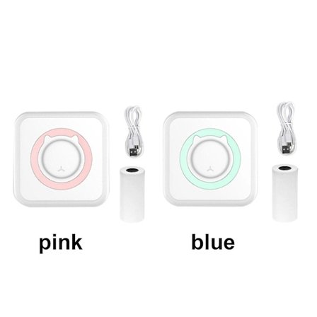 Etikettprinter 2023 USB-lading 1000mAh Bærbar