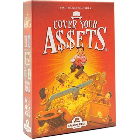 Morfar Becks Cover Your Assets Kortspill | Morsomt familievennlig samlespill | Elsket av barn, tenåringer og voksne