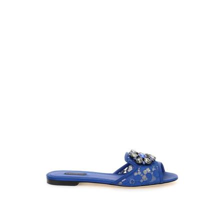 Dolce & Gabbana - Flip-flops - Blå - Dam - Storlek: 36 Eu, Dam, Storlek: 36 EU