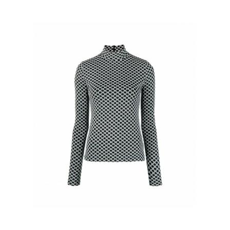 Karl Lagerfeld, Knitwear Zwart, Dames, Maat:S