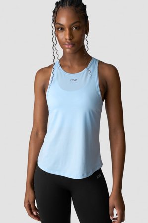 ICANIWILL - High Neck Tank Top Wmn Arctic Blue- Training tank tops - Damen - ICIW