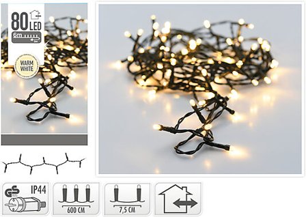 Lysslynge 80LED Varmhvit