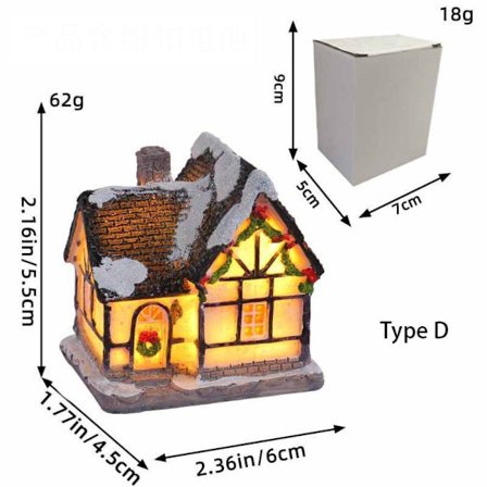 Mini House Miniatyr julprydnader D D