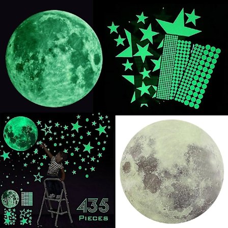 Veggdekorasjon med klistremerker