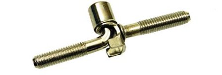 Habo 1506 M Skaphengsel messingbelagt stål, Beslag