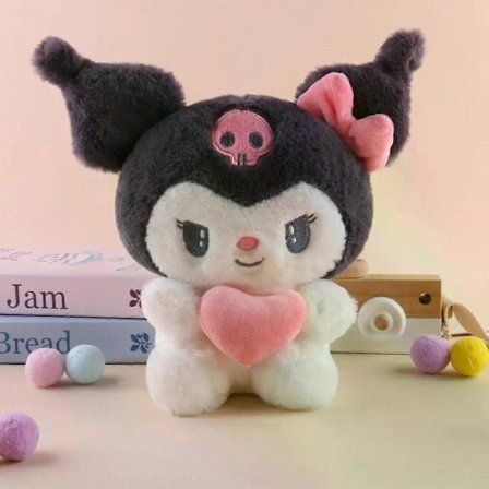 22 cm Sanrio Hello Kitty Plysdukke Legetøj Tegneserie Piger Blødt Tøjdyr Kuromi Puddukke Min Melodi Cinnamoroll Dukke Gavelegetøj