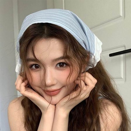 Blomster Trekant Hårbånd Trekant Pannebånd 4 4