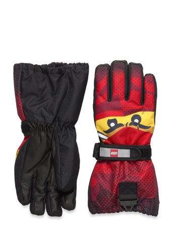 LEGO kidswear Lwagan 807 - Gloves W/Mem. - Red - 146-152