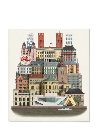Martin Schwartz Oslo Tea Towel - Multi/patterned - 50X 70CM