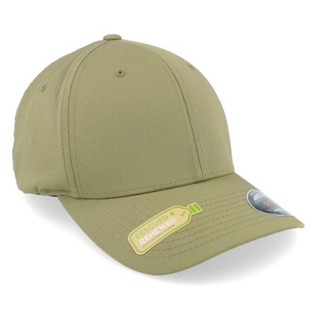 Flexfit - Grön flexfit Keps - Recycled Polyester Loden Flexfit @ Hatstore