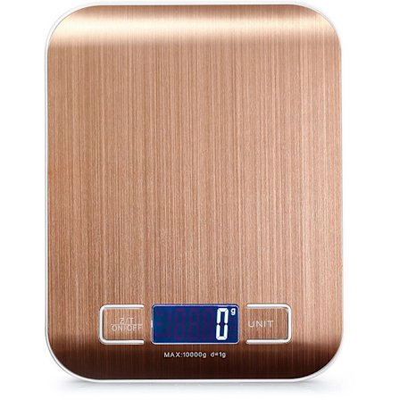11Lb Matvåg Digital Köksvåg LCD-våg Vikt Kg G Oz Ml Och Lb För Matlagning Och Bärbar Bakning Rostfritt Stål Exakt Köksvåg 1 G