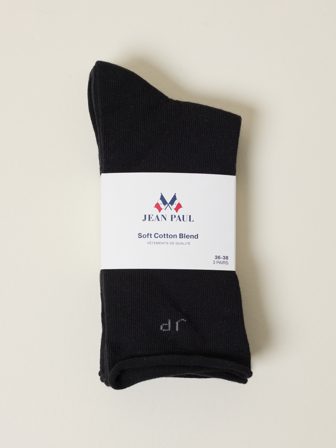 MATCH - 3 pk sokker - Jean Paul - Str. 39-41 - Dame - Pysjamas & Undertøy - Svart - 72% bomull, 25% polyamid - resirkulert og 3% elastan